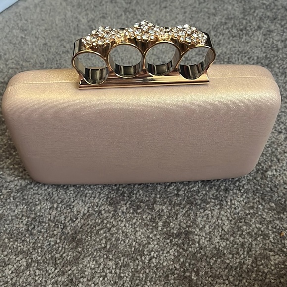 Handbags - Gold clutch